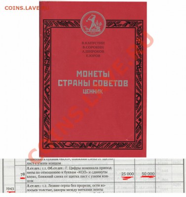 10 копеек 1943 Федорин - 78 ОЧЕНЬ РЕДКАЯ до 1 декабря - Капустин 55-069
