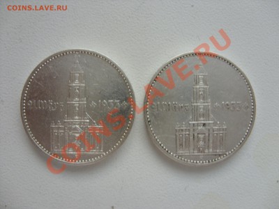 2 марки 1934 A Кирха . - 2 марки Кирха А - 2