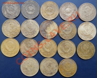 3 коп. 1928-56 г. (18 шт.) до 30.11.12. в 22.00 мв - PB270113.1