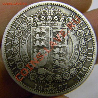 2 кроны Британия 1887г. - DSCN4117_thumb