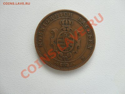 Иностранные монеты 1850-1940 годов (пополн. тема) - 5 пфеннигов 1862 B Саксония - 2