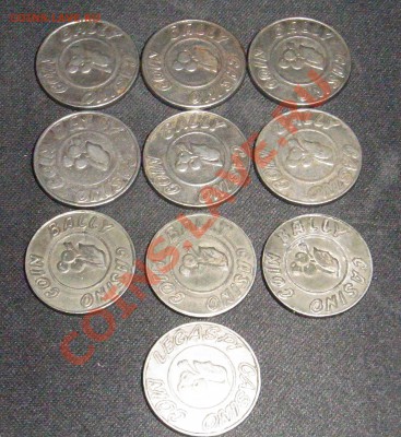 Жетоны игровые  Coin Bally Casino - RIMG1326.JPG