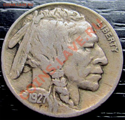 U54 США 5¢ 1927 Buffalo Nickel до 04.12 в 22°° - U54 5c 1927_1