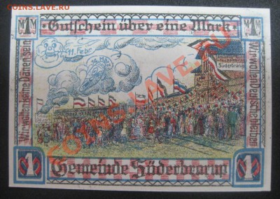 1 марка,нотгельд Германии(Шлезвиг-Гольштейн),пресс!4.12.2012 - IMG_1937.JPG