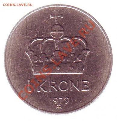 НОРВЕГИЯ.КРОНА.1979. до 05.12.12 в 22.00мск - Норвегия  крона 1979 .2.JPG