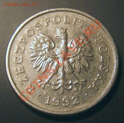 ПОЛЬША 1 злотый (1992) до 02.12.12 (22.00) - Польша 1 злотый (1992) А