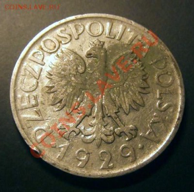 ПОЛЬША 1 злотый (1929) до 02.12.12 (22.00) - Польша 1 злотый (1929) А