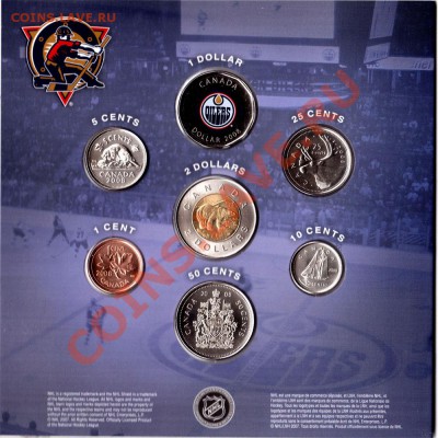 U60 Канада набор 2008 хоккей Эдмонтон с цветн. 1$ 05.12 22°° - U60 Oilers_2