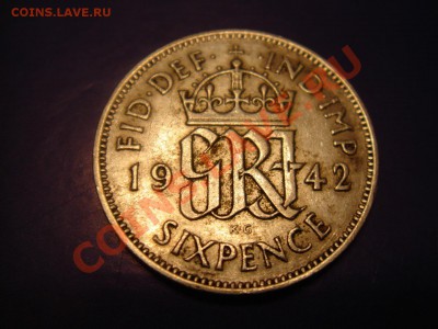 Велибритания: Ag-500 6 пенсов 1942 Георг 6 до 05.12 22-0 - 6 пенсов 1942-1.JPG