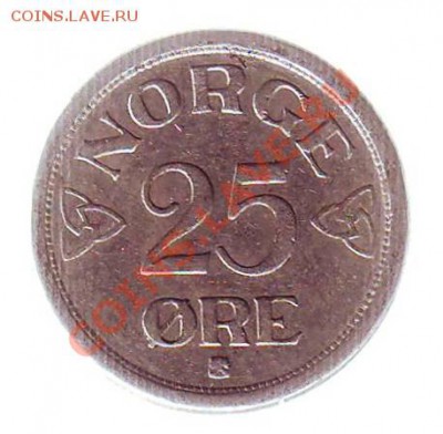 НОРВЕГИЯ.25 ОРЕ.1953. до 06.12.12 в 22.00мск - норвегия 25 оре 1953 1.JPG
