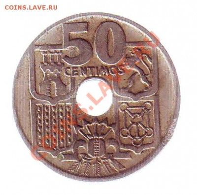 ИСПАНИЯ.50 СЕНТИМО.1949.ЯКОРЬ. до 06.12.12 в 22.00мск - испания 50 сентимо 1949 якорь 2.JPG