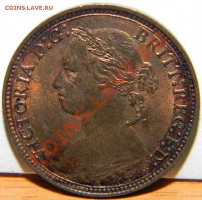 фартинг Британия 1878г. UNC блеск - DSCN4177_thumb