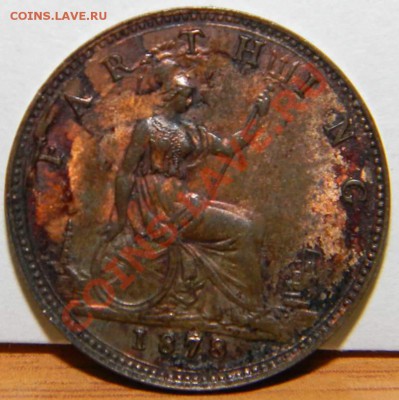фартинг Британия 1878г. UNC блеск - DSCN4179_thumb