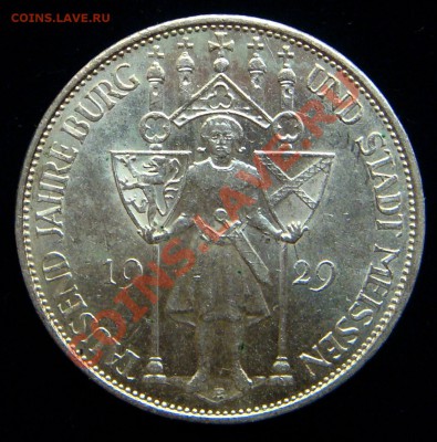 Германия 3 марки 1929Е Мейссен aUNC - 2