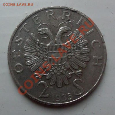 (Ag) Австрия 2 шилинга ( Люгер )  1935г. до 06.12.12 в 22.оо - 101_2570