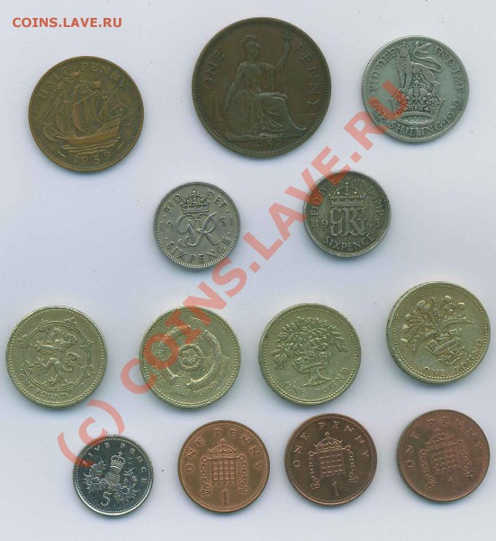 Подборка монет Великобритании до 20.10 - England2
