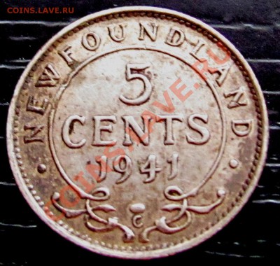 U72 Ag Ньюфаундленд 5¢ 1941с до 08.12 в 22°° - U72 NFLD 5c 1941c_1
