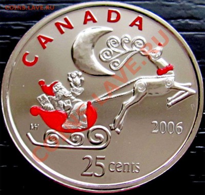 U73 Канада Новогодний набор 2006 с цвет.25¢ Санта Клаус 8.12 - U73 Santa Set 2006_4