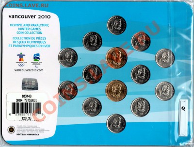 U75 Канада Набор Ванкувер-2010 (Олимпиада) UNC 08.12 в 22° - U75 Olympic Set_2