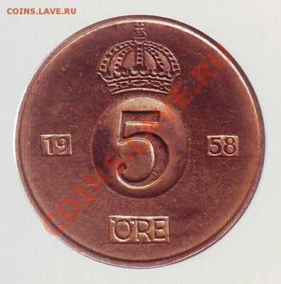 ШВЕЦИЯ.5 ОРЕ. 1958. до 09.12.12 в 22.00мск - швеция 5 оре 1968 1.JPG