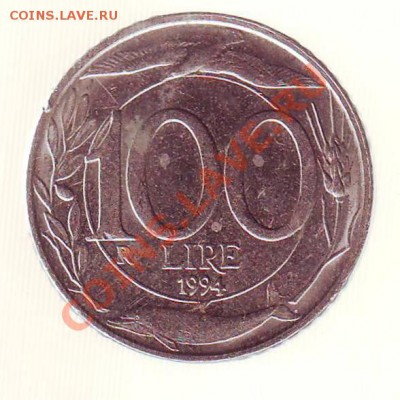 ИТАЛИЯ.100 ЛИР. 1994. до 09.12.12 в 22.00мск - италия 100 лир 1994 10001.JPG