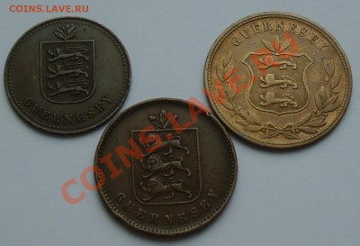 ГЕРНСИ - 4 и 8 дублей 1858-1920 - 687