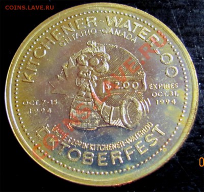 U78 Канада Торг.доллар 2$ Oktoberfest 1994 09.12 в 22°° - U78 Oktoberfest 2$ 1994_1