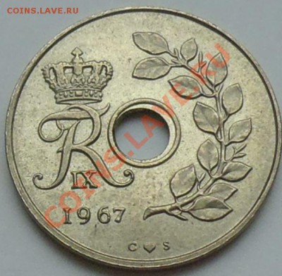 ДАНИЯ - 25 ёре 1967 - до 10 ДЕКАБРЯ - 767