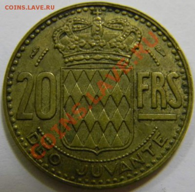 20 франков Монако 1950г. - DSCN4207_thumb