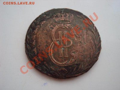 2 копейки 1766 Соболя,без букв.Гуртовая надпись. - 2778717522
