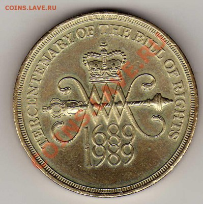 Великобритания 2 фунта 1989 Билль о правах 10.12-22ч (3959) - img879