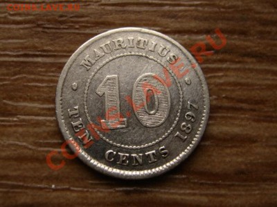 Маврикий 10 центов 1897  до 06.12.12 в 21.00 М - IMG_7732