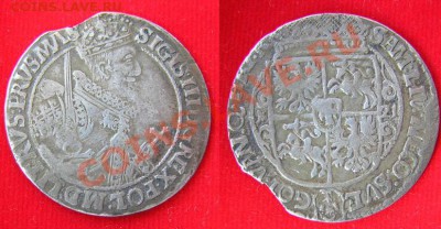 Польша.Орт Сигизмунда  1621 - сигизмунд