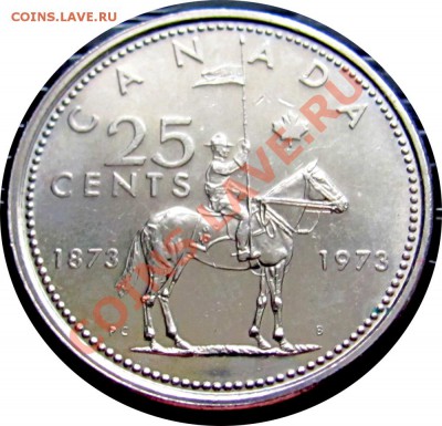 S99 Канада 25¢ 1973 Королевская полиция до 11.12 в 22°° - S99 25c 1973_2