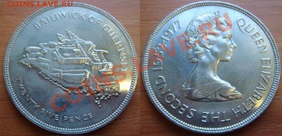 Гернси: Крона 1977 Шайба до 10.12.12, 22-00 - Гернси крона 1977.JPG