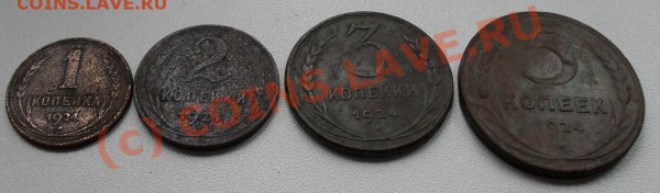 медь 1924 ( для любителей убитых монет) - SDC10199.JPG
