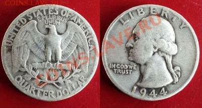 США: Ag квотер 1944 до 11.12.12, 22-0 - США квотер 1944
