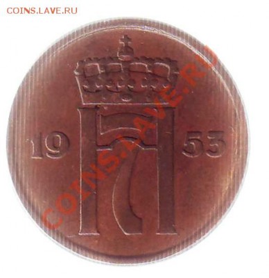 НОРВЕГИЯ.2 ОРЕ.1953.до 12.12.12 в 22.00мск - норвегия 2 оре 1953 2.JPG