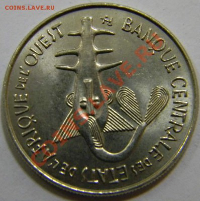 100 франков Центрально Африканский союз 1979г. UNC - DSCN4266_thumb