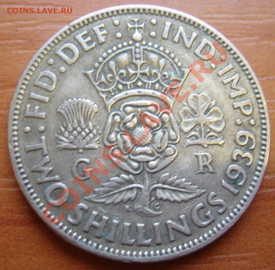 Великобритания: Ag-500 флорин 1939 Георг 6 до 12.12 22-0 - Флорин 1939-2.JPG