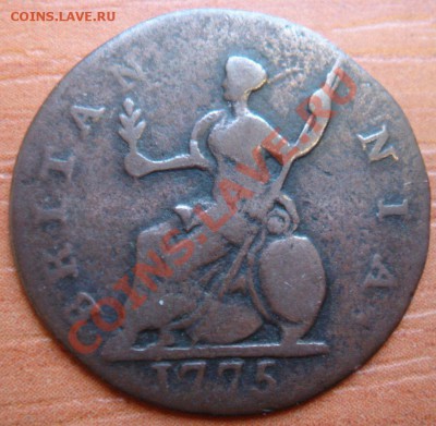 2 пенни 1775 ФАЛЬШАК до 12.12 22-0 - Полпенни 1775 фальшак-2.JPG