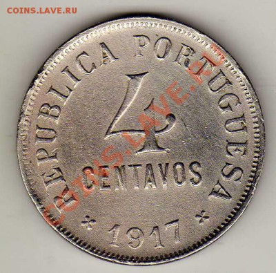 ПОРТУГАЛИЯ 4 СЕНТАВО 1917 ДО 13.12.12 В 22Ч (3954) - img041