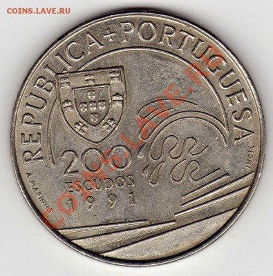 ПОРТУГАЛИЯ 200 ЭСКУДО 1991 ХРИСТОФОР КОЛУМБ 13.12-22Ч(3923) - img048