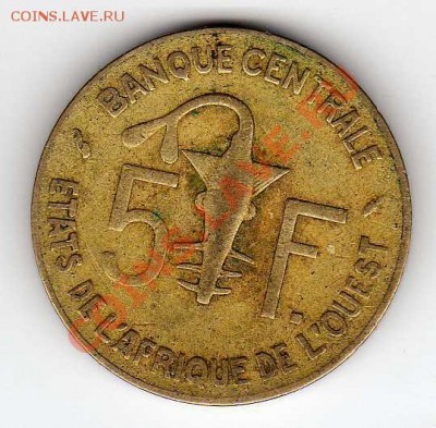 ЗАП.-АФР.ГОС-ВА 5 ФРАНКОВ 1982 ГАЗЕЛЬ ДО 13.12-22Ч (3908) - img114