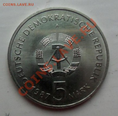 Германия ГДР 5 марок 1987г  до 12.12.12 в 22.00 - 101_2633