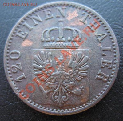 1870, Германия, 3 пф, до 11.12 в 21-00 мск - 1870 3 с а