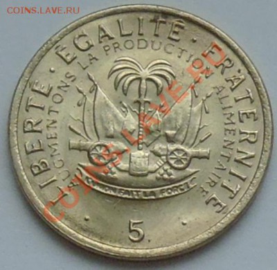 ГАИТИ - 5 сантимов 1975 - до 13 ДЕКАБРЯ - 728