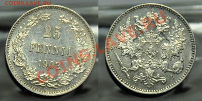 1 рубль 1912г, 25пенни 1902г, 50 пенни 1869 - 25пенни1902_1