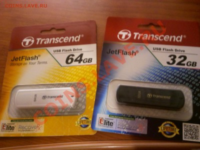 Продам 2 флешки Transcend на 32гб и 64гб - Фото2010