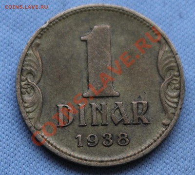 СТАРАЯ ЮГОСЛАВИЯ 1 динар 1938г.до 15.12.12г.в 22-00 - IMG_3825.JPG